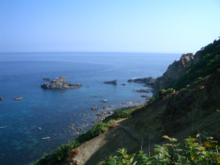 海岸線もキレイ